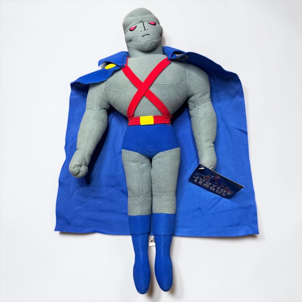 Toy Factory Justice League Martian Manhunter Plush 16in DC Comics 2003 NWT